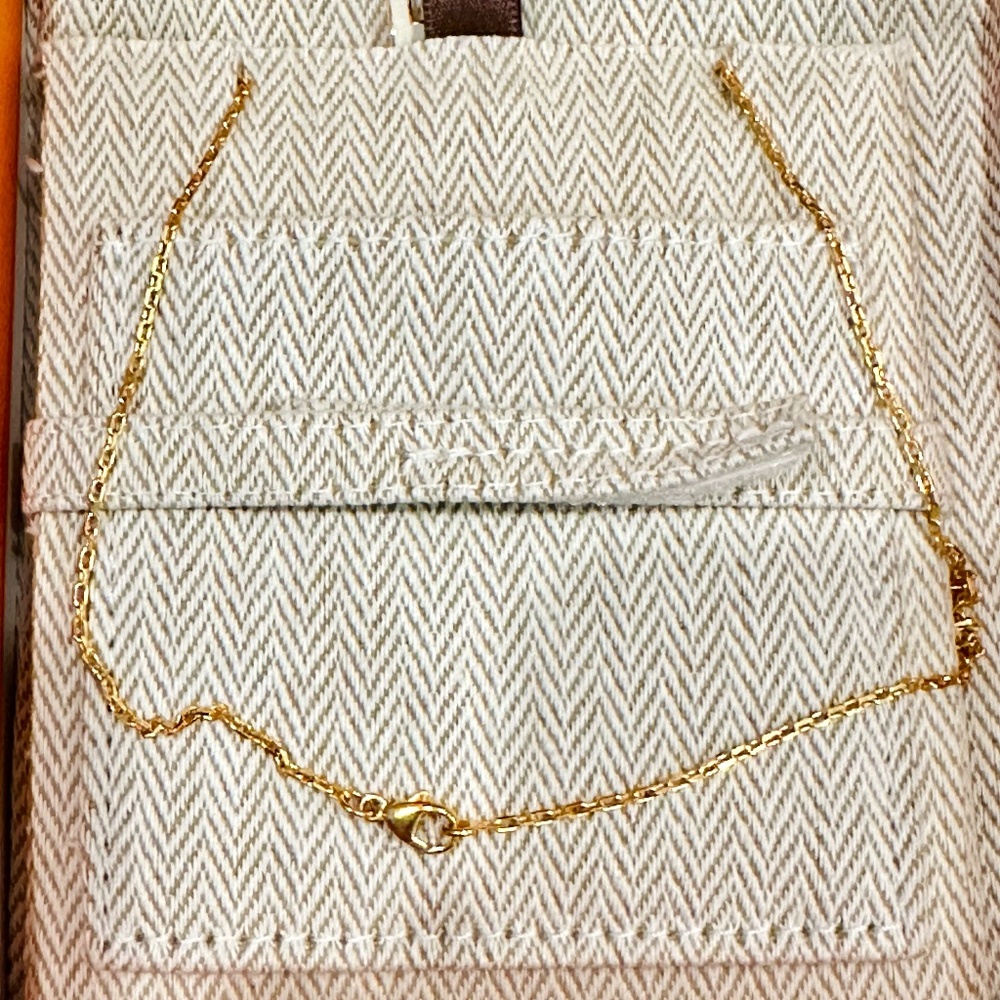 NIB NEW HERMES Mini Pop H Pendant Necklace In Blanc White With Gold Hardware - Picture 7 of 9